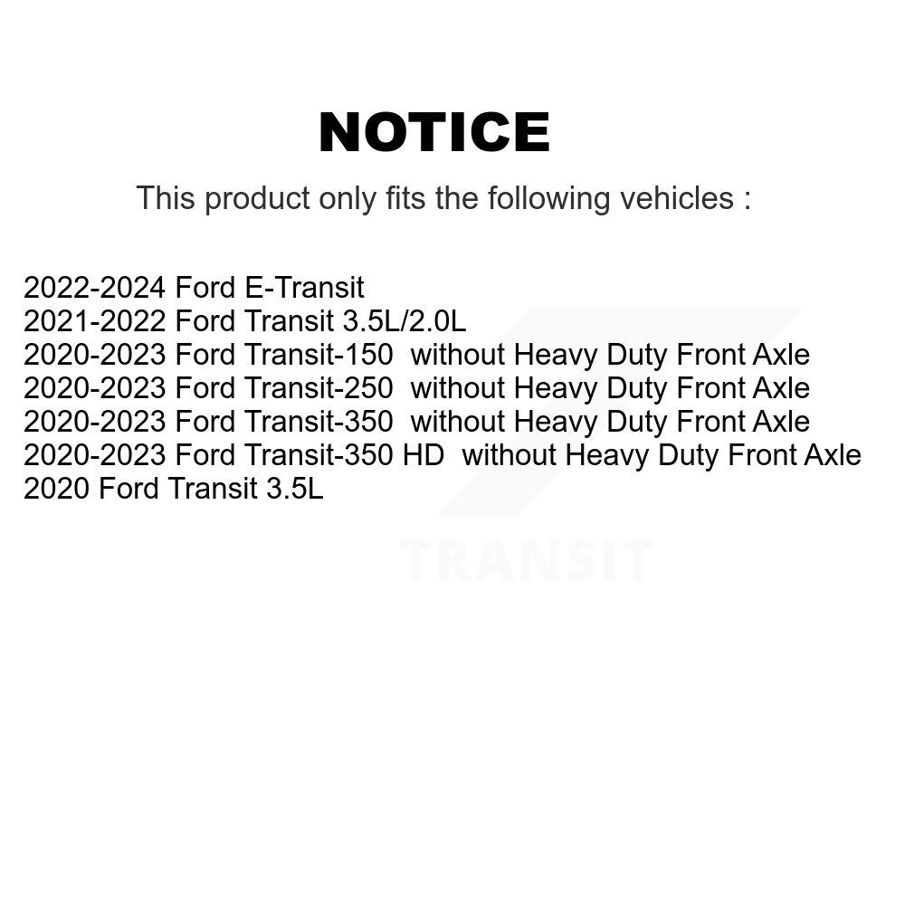 Capteur d'usure des plaquettes de frein avant, pour Ford Transit-250 Transit-350 Transit-150 HD