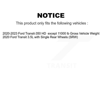 Capteur d'usure des plaquettes de frein arrière pour Ford Transit-350 HD Transit SEN-2BWS0572