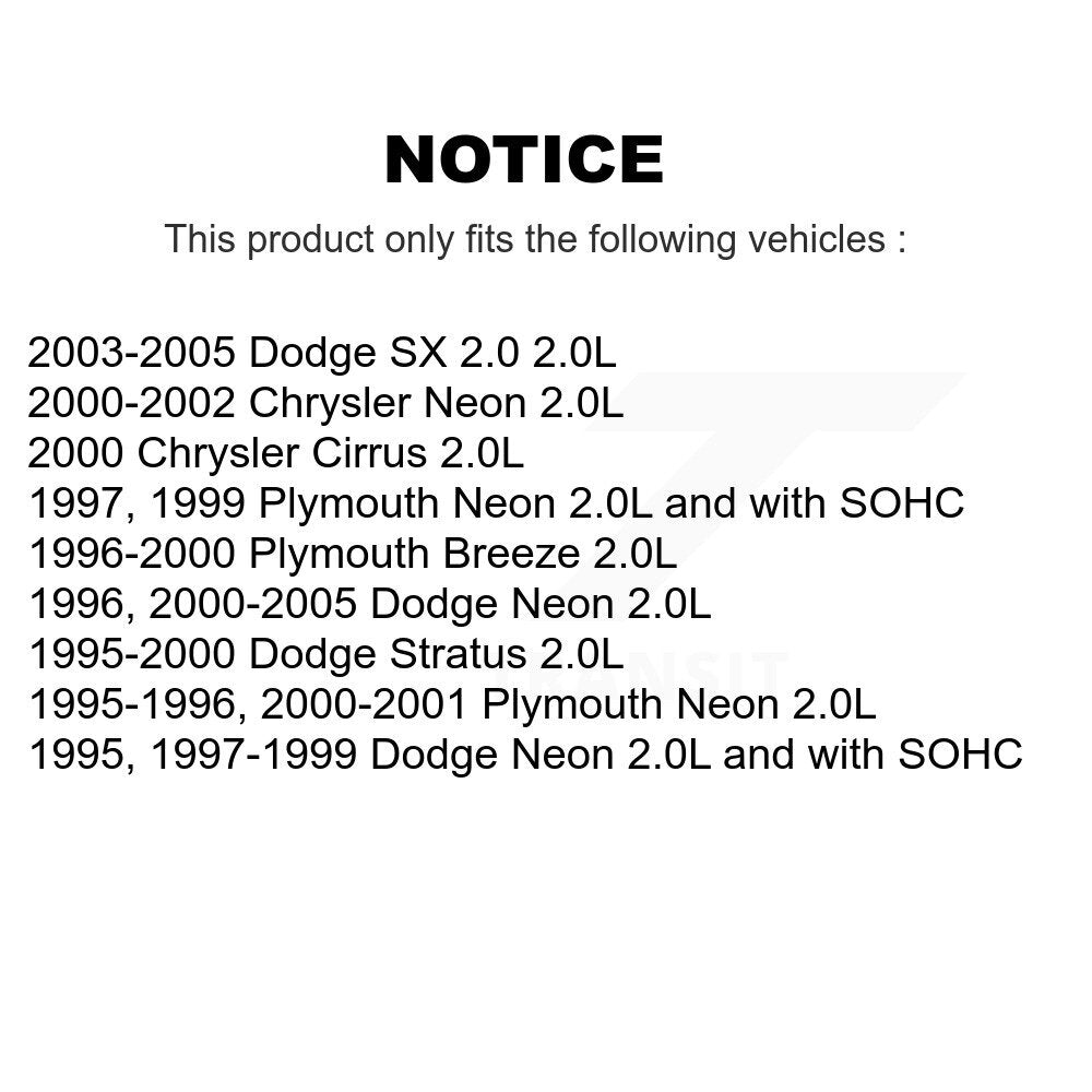 Capteur de Position d'arbre à cames de moteur pour Neon Dodge Chrysler Plymouth Cirrus Stratus