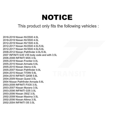 Capteur de Position du moteur pour Nissan Frontier INFINITI TITAN Altima Pathfinder G35