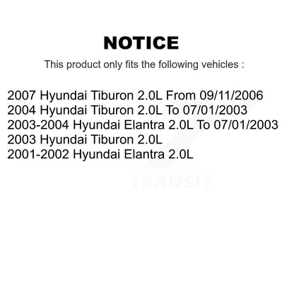 Capteur de Position d'arbre à cames moteur pour Hyundai Elantra Tiburon 2.0L SEN-2CAM0073