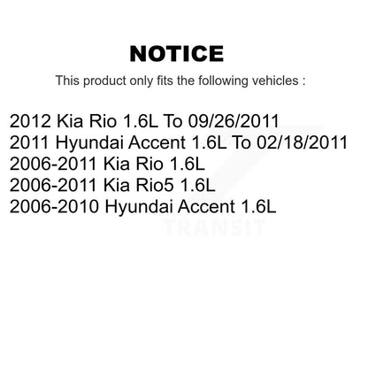 Capteur de Position d'arbre à cames moteur pour Hyundai Accent Kia Rio Rio5 1.6L