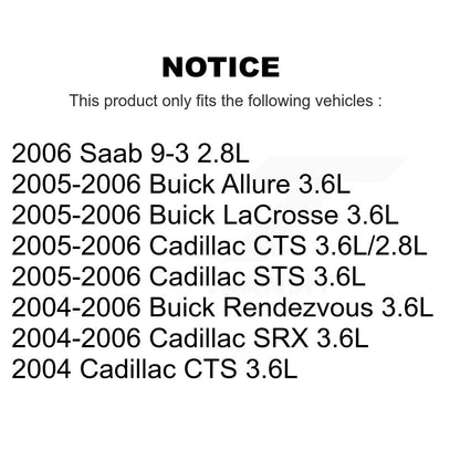 Capteur de Position d'arbre à cames moteur pour Buick LaCrosse Cadillac rendez-vous CTS SRX