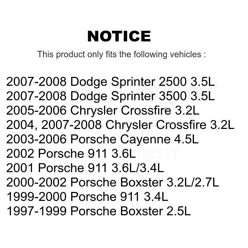 Capteur de Position d'arbre à cames moteur pour Porsche Boxster Dodge 911 Chrysler Crossfir