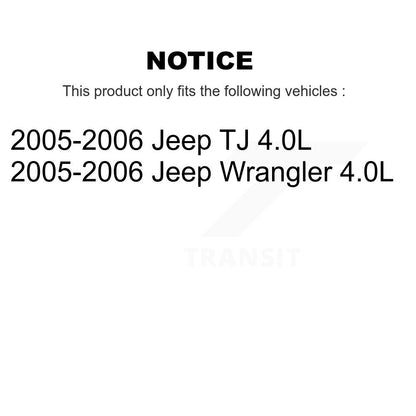 Capteur de Position d'arbre à cames de moteur pour 2005-2006 Jeep Wrangler TJ 4.0L SEN-2CAM029