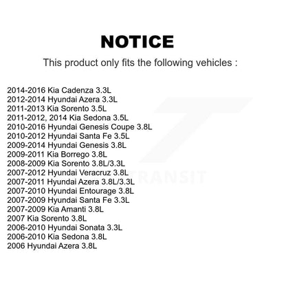 Capteur de Position d'arbre à cames moteur pour Hyundai Santa Fe Kia Sorento Sonata Genesis