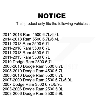 Capteur de Position du moteur pour Ram Dodge 3500 2500 4500 5500 SEN-2CAM0307