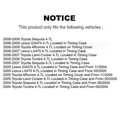 Capteur de Position d'arbre à cames moteur pour Toyota Tundra 4Runner Sequoia Lexus GX470