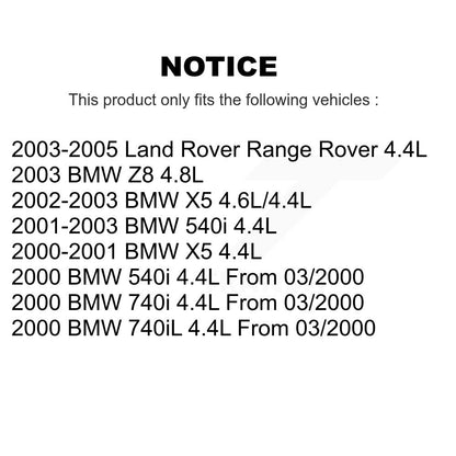 Capteur de Position de vilebrequin moteur pour BMW X5 540i Land Rover Range 740i 740iL Z