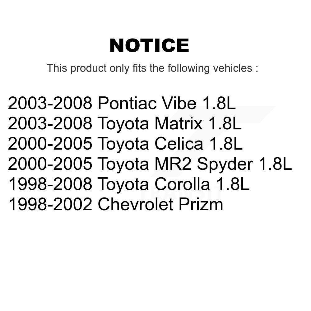 Capteur de Position de vilebrequin de moteur pour Toyota Corolla Matrix Pontiac Vibe Celica