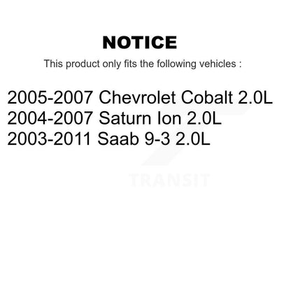 Capteur de Position de vilebrequin de moteur pour Chevrolet Cobalt Saturn Ion Saab 9-3 2.0L
