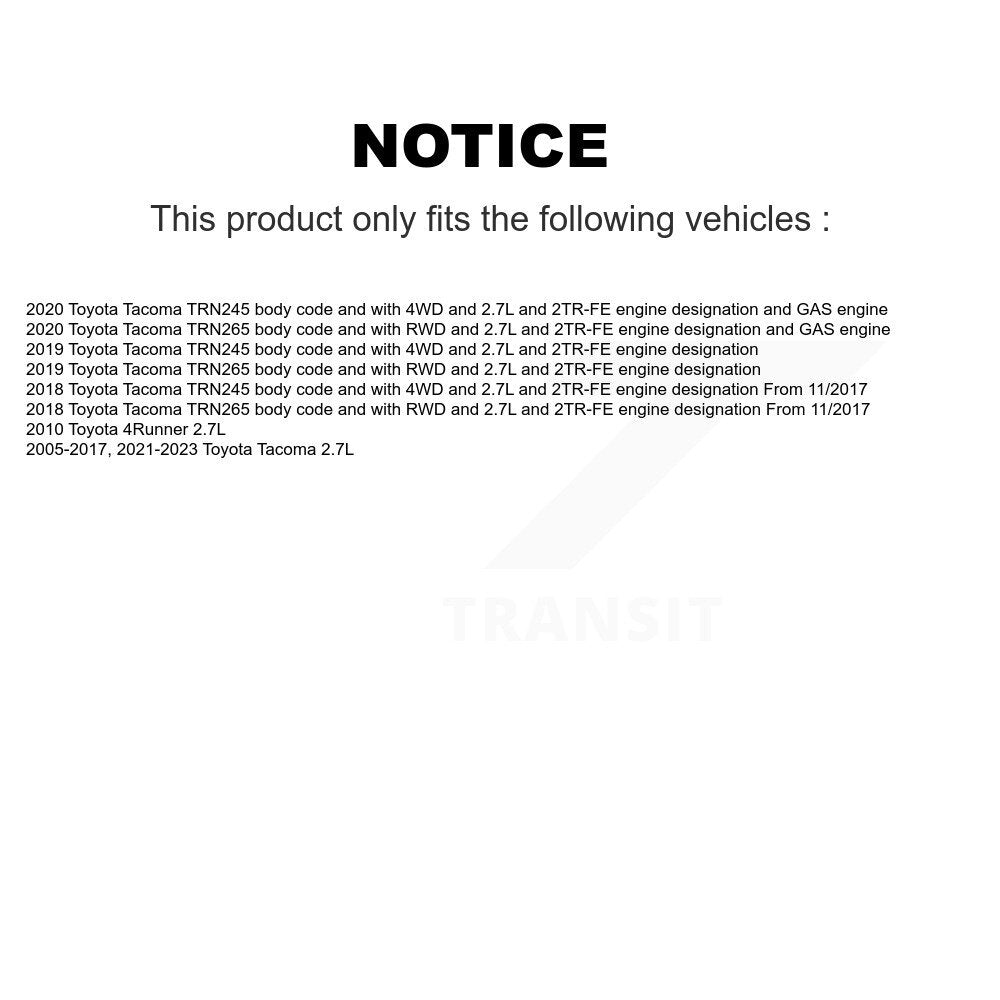Capteur de Position de vilebrequin de moteur pour Toyota Tacoma 4Runner SEN-2CRK0270