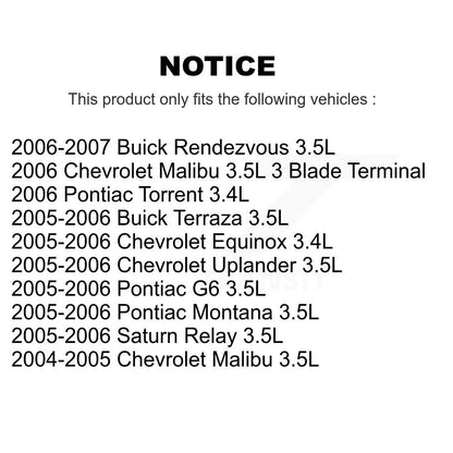 Capteur de Position de vilebrequin de moteur pour Chevrolet Pontiac Malibu Montana Equinox