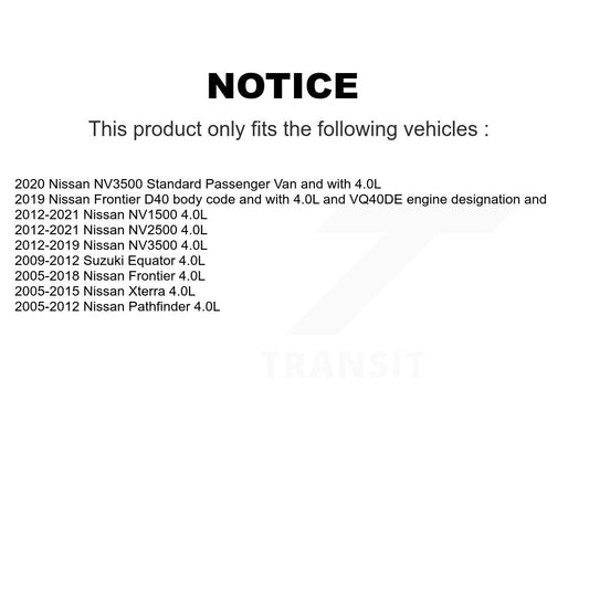 Capteur de Position de vilebrequin de moteur pour Nissan Frontier Pathfinder Xterra NV2500