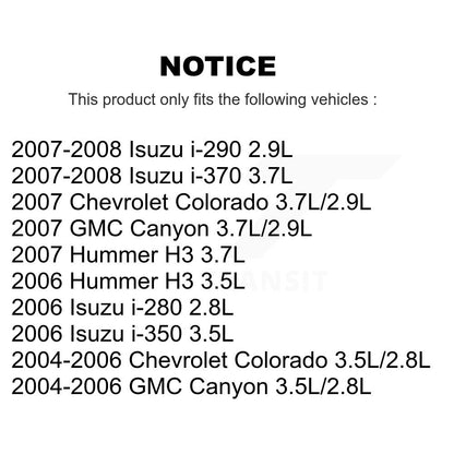 Capteur de Position de vilebrequin de moteur pour Chevrolet Colorado GMC Canyon Hummer H3