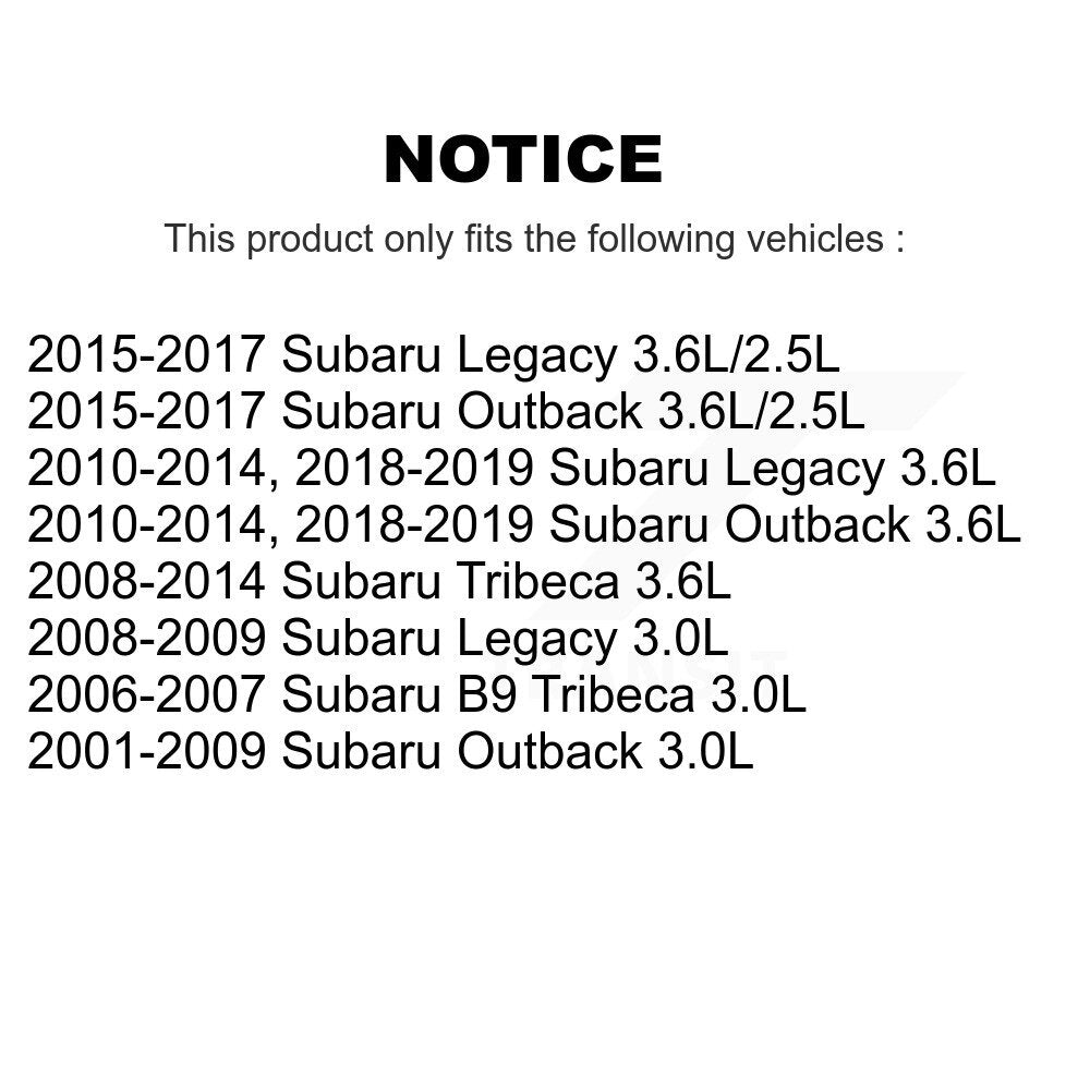 Capteur de Position de vilebrequin de moteur pour Subaru Outback Legacy Tribeca B9