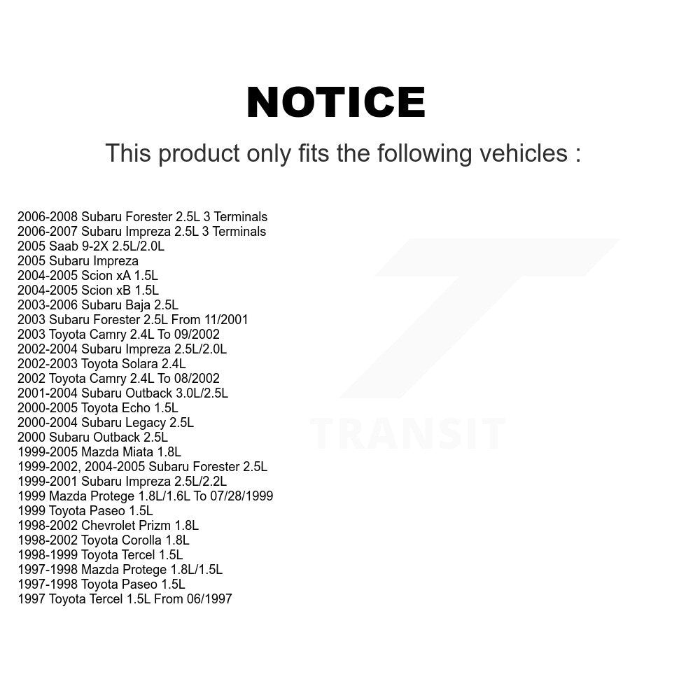 Capteur de température du liquide de refroidissement du moteur, pour Toyota Echo Subaru Corolla Camry Impreza