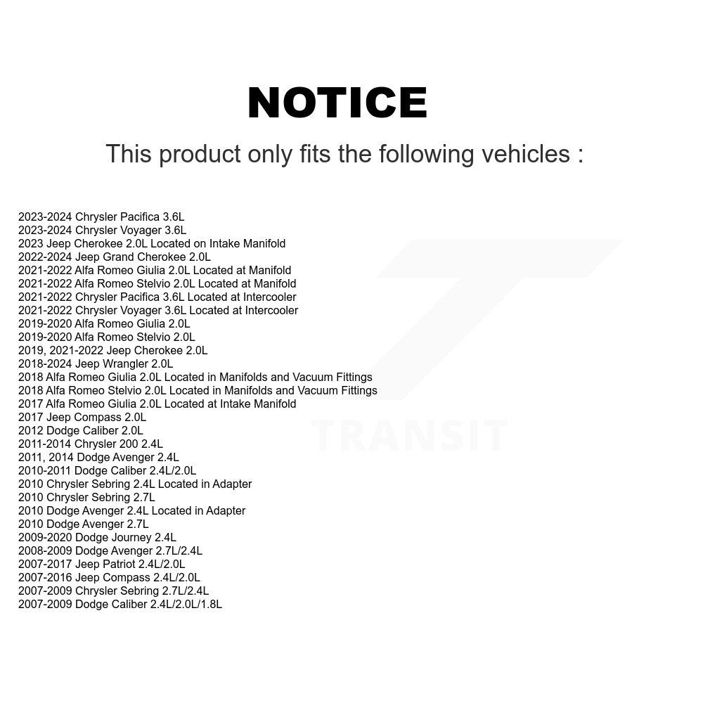 Capteur de température du liquide de refroidissement du moteur, pour Jeep Dodge Journey Wrangler Chrysler 200