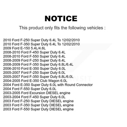 Capteur de température moteur pour Ford F-350 Super Duty F-250 E-350 Excursion Club