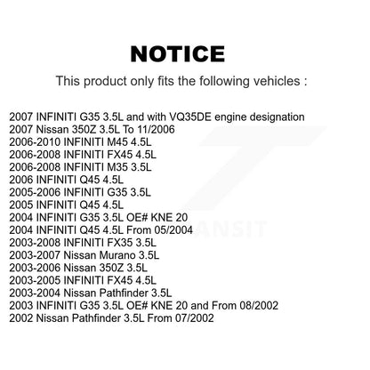 Capteur de coup d'allumage (détonation) pour Nissan INFINITI G35 Murano 350Z FX35 M35