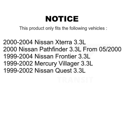Capteur de coup d'allumage (détonation) pour Nissan Xterra Frontier Pathfinder Quest
