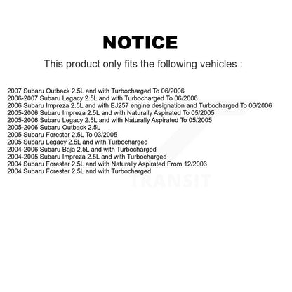 Capteur de coup d'allumage (détonation) pour Subaru Impreza Outback Legacy Forester