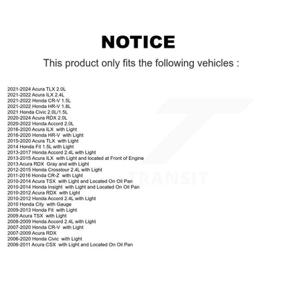 Pressostat d'huile moteur pour Honda Civic CR-V Accord Acura HR-V RDX Fit TLX