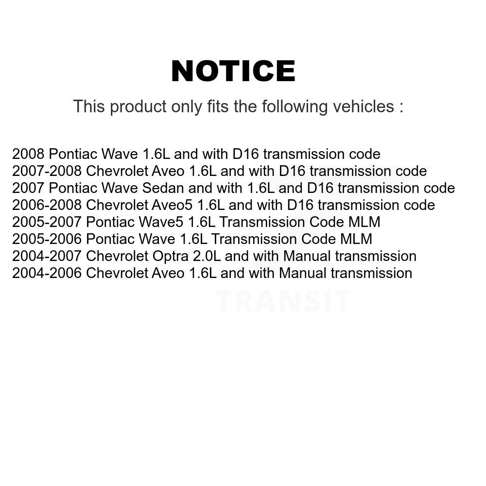 Capteur de vitesse de véhicule pour Chevrolet Pontiac Wave Aveo Aveo5 Optra Wave5