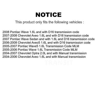 Capteur de vitesse de véhicule pour Chevrolet Pontiac Wave Aveo Aveo5 Optra Wave5