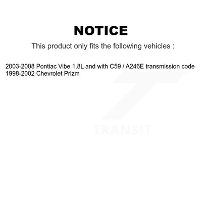 Capteur de vitesse de véhicule pour Pontiac Vibe Chevrolet Prizm SEN-2VSS0144