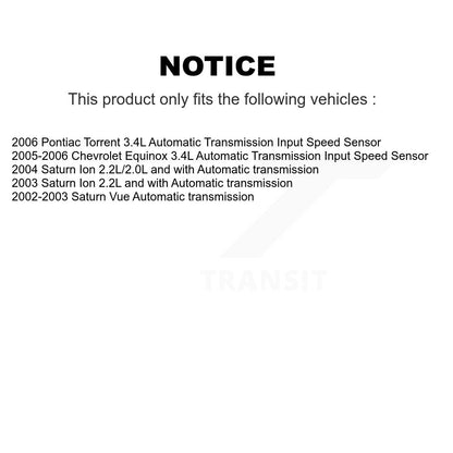 Capteur de vitesse de véhicule pour Chevrolet Equinox Pontiac Torrent Saturn Ion Vue