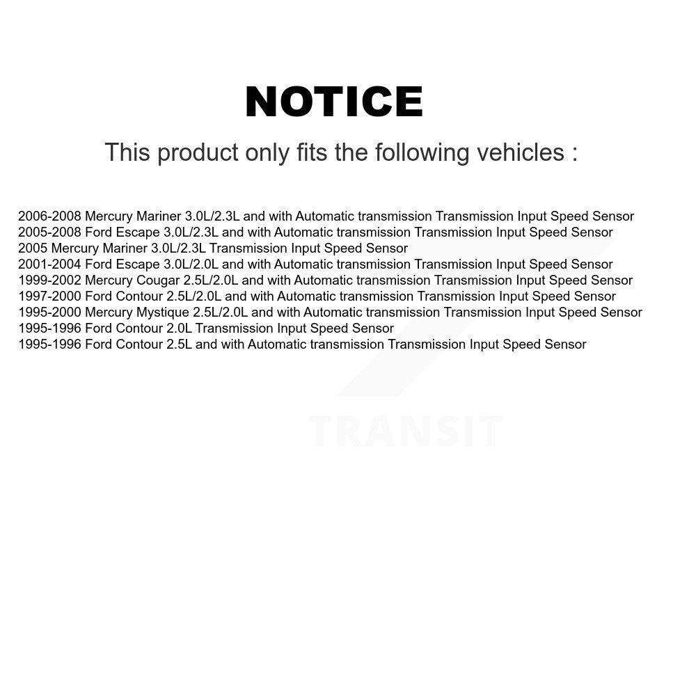 Capteur de vitesse de véhicule pour Ford Escape Mercury Contour Cougar Mystique Mariner