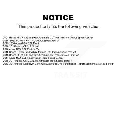 Capteur de vitesse de véhicule pour Honda CR-V Accord HR-V adapté à Acura NSX SEN-2VSS0538