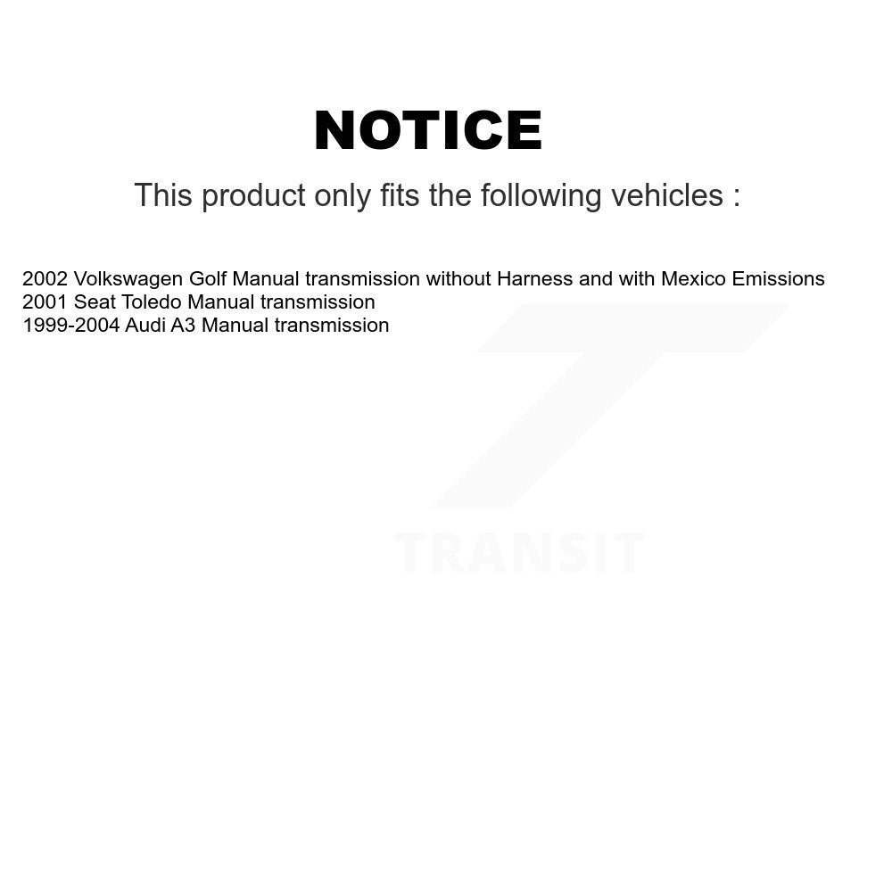 Capteur de vitesse de véhicule pour Volkswagen Golf Seat Audi A3 Toledo transmission manuelle