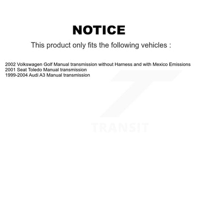 Capteur de vitesse de véhicule pour Volkswagen Golf Seat Audi A3 Toledo transmission manuelle