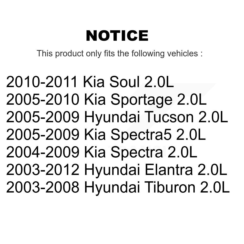 Solénoïde de distribution variable de moteur (VVT) pour Hyundai Elantra Kia Tucson Soul