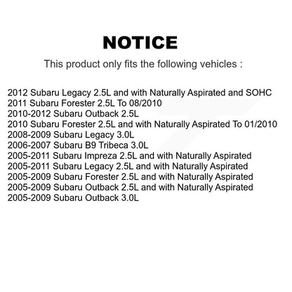 Solénoïde de distribution variable de moteur (VVT) pour Subaru Impreza Forester Outback
