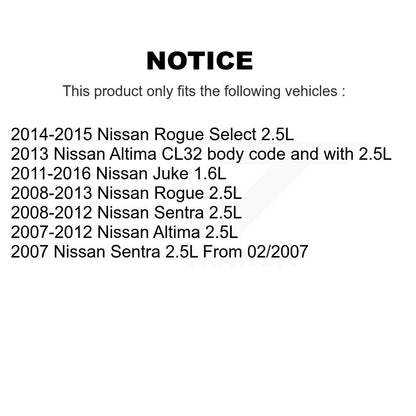 Solénoïde de distribution variable de moteur (VVT) pour Nissan Rogue Altima Sentra Juke