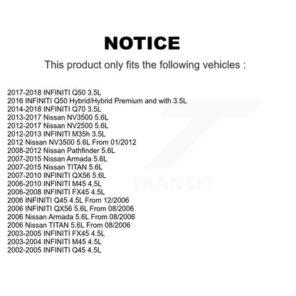 Solénoïde de distribution variable de moteur (VVT) pour Nissan TITAN Pathfinder INFINIT