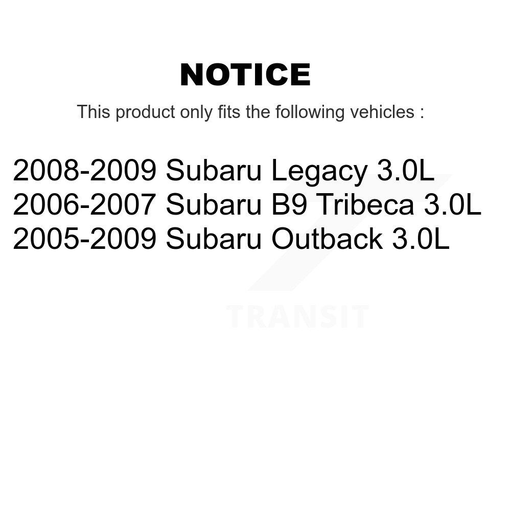 Solénoïde de distribution variable de soupape de moteur gauche (VVT) pour Subaru Outback Legacy B9