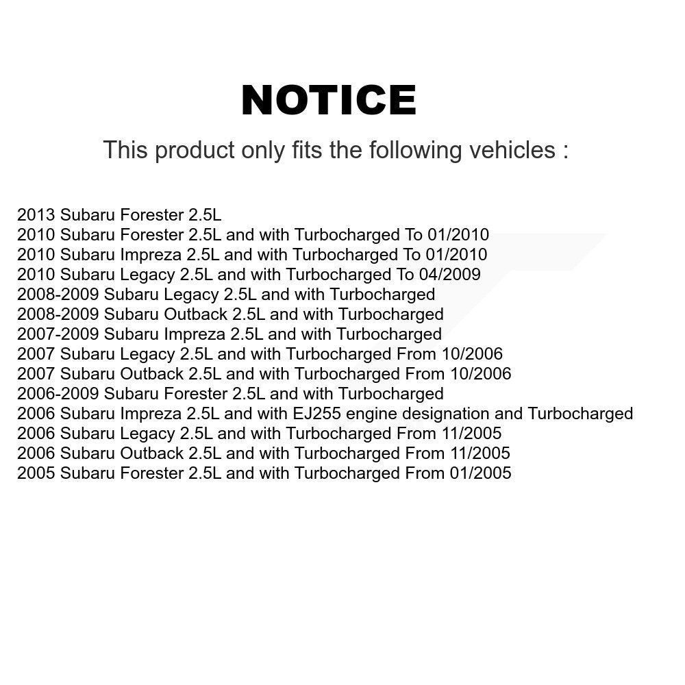 Solénoïde de distribution variable de moteur (VVT) pour Subaru Forester Impreza Outback