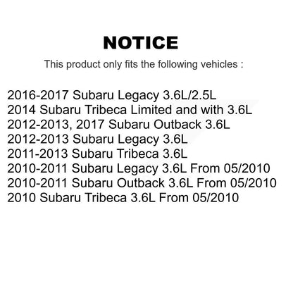 Solénoïde de distribution variable de moteur (VVT) pour Subaru Outback Legacy Tribeca