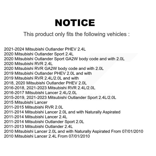 Solénoïde de distribution variable de moteur (VVT) pour Mitsubishi RVR Lancer Outlander