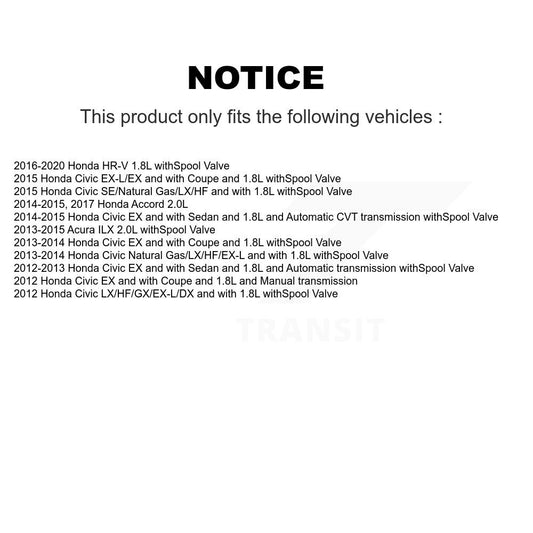 Solénoïde de distribution Variable de moteur (VVT), pour Honda Civic HR-V Accord Acura