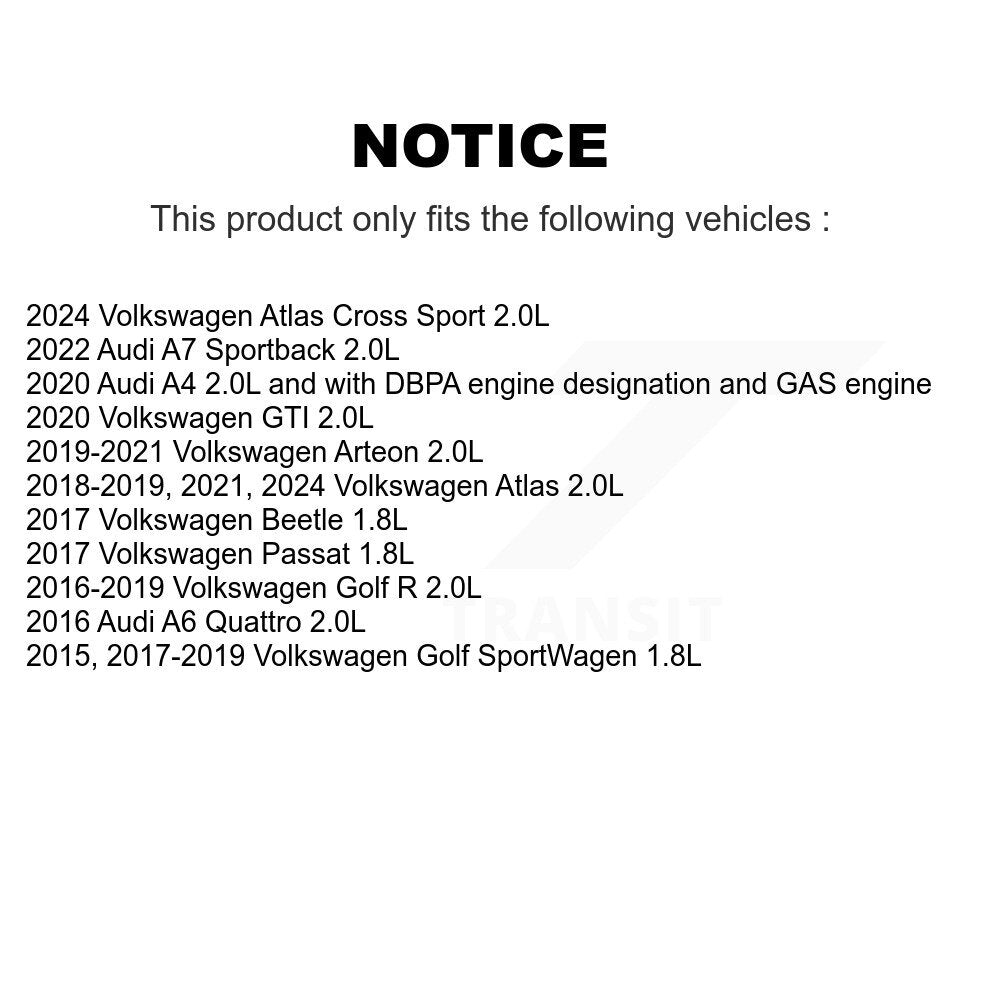 Solénoïde de distribution variable de moteur (VVT) pour Volkswagen Atlas Golf SportWage