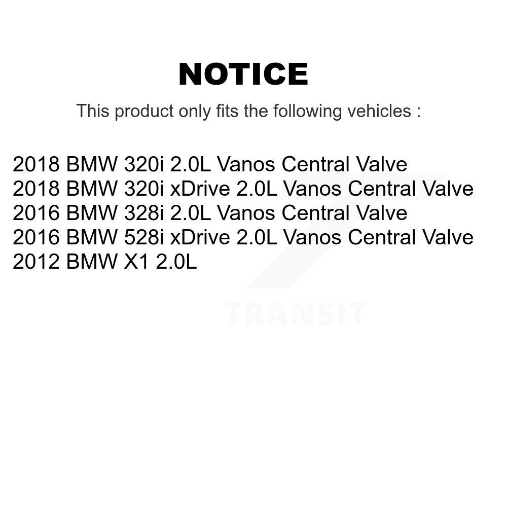 Solénoïde de distribution variable de moteur (VVT) pour BMW X1 528i xDrive 328i 320i