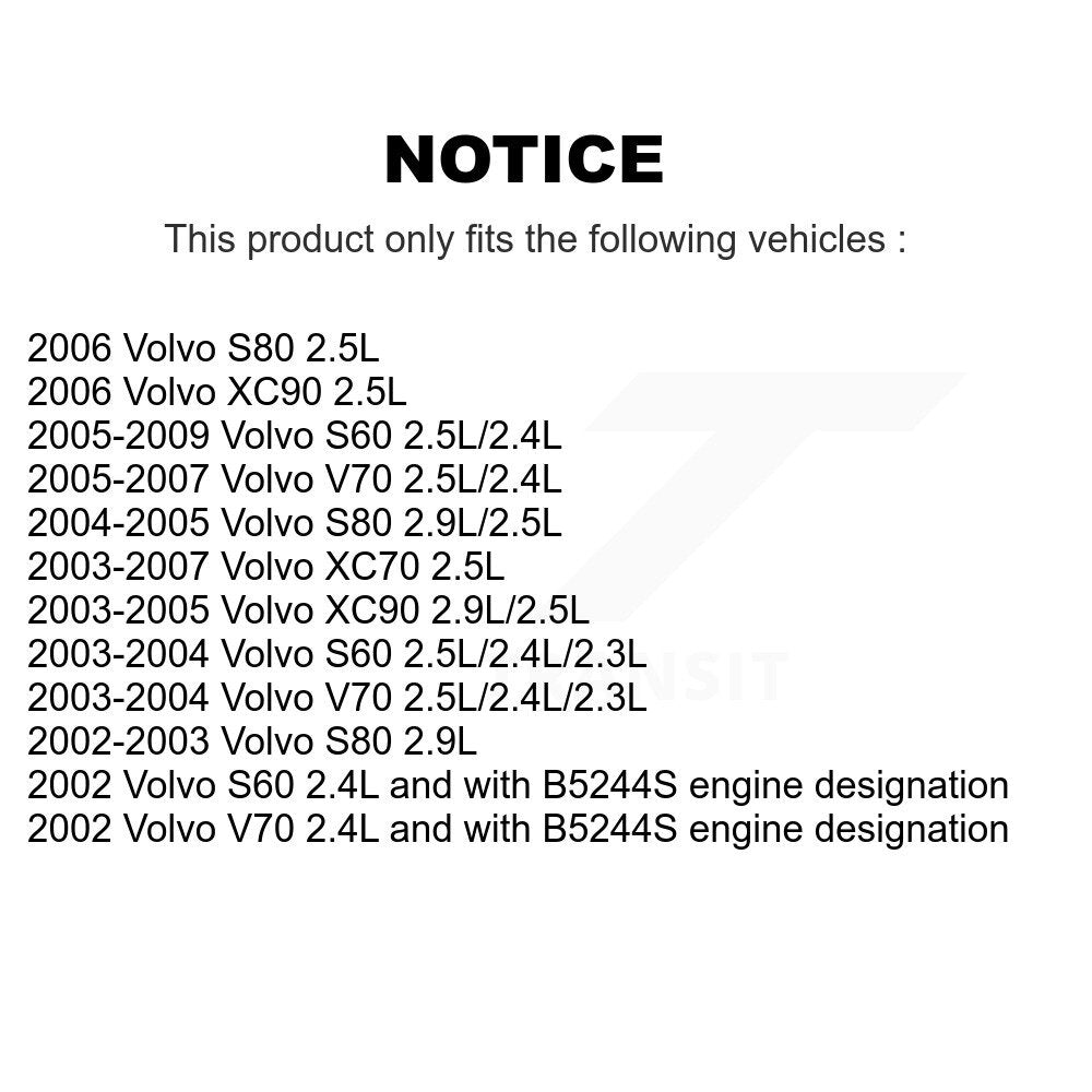 Solénoïde de distribution variable de moteur d'admission (VVT) pour Volvo S60 XC70 XC90 V70