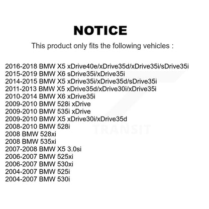 Plaquettes de frein à disque semi-métalliques arrière, pour BMW X5 X6 530i 530xi 528i xDrive 525i