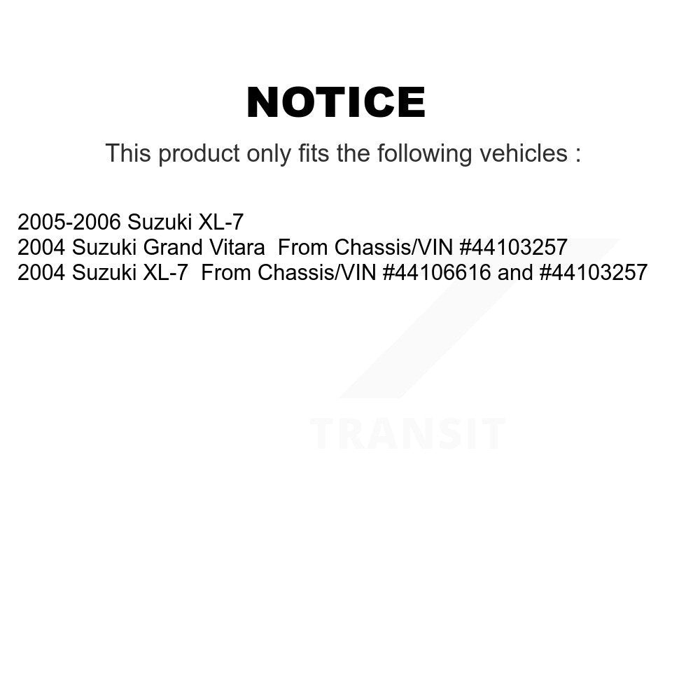 Plaquettes de frein à disque semi-métalliques avant pour Suzuki XL-7 Grand Vitara SIM-1105