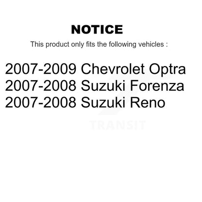 Plaquettes de frein à disque semi-métalliques arrière, pour Chevrolet Optra Suzuki Forenza Reno
